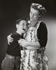Mother Hugging Her Son Poster Print - Heartwarming Art