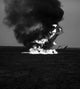 Crashed Airplane Exploding Poster Print showcasing dramatic artwork