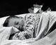 Close-up of a boy sleeping poster print showcasing the peacefulness of childhood.