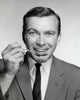 Portrait of a Businessman Eating with a Spoon Poster Print