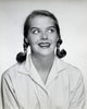 Close-up of a teenage girl smiling poster print