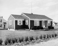 Facade of a House Poster Print showing architectural details.