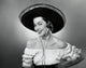 Portrait of Young Woman Wearing Hat Poster Print in various sizes.