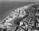 Aerial view poster print of Miami Beach, showcasing the coastline and vibrant colors.