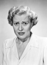 Portrait of Senior Woman with Frowning Forehead Poster Print