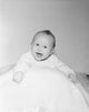 Portrait of Baby Boy Laughing Poster Print showcasing joyful childhood moments.