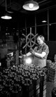 Assembly Line Coil-Winding Workstation Poster Print showcasing industrial artistry.