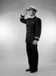 Male Pilot Saluting Poster Print - A Tribute to Aviation