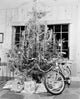 Christmas Tree with Gifts Poster Print for holiday decor