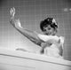 Portrait of Young Woman in Bath Poster Print - elegant artwork