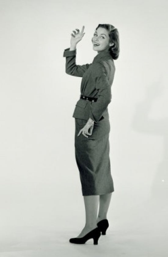 Portrait of Young Woman Poster Print showcasing youth and femininity.