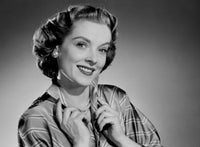 Portrait of Young Woman Poster Print showcasing elegance and beauty.