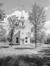 Little Country Church at Center Sandwich Poster Print