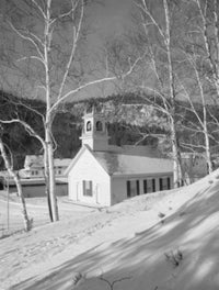 Village Church in Stark, New Hampshire Poster Print