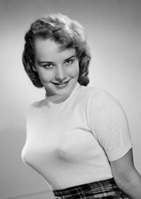 Portrait of Girl Poster Print showcasing youthful beauty and charm.