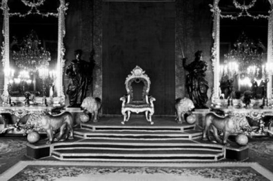 Royal Throne in the Royal Palace of Madrid Poster Print