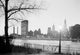 Midtown Manhattan skyline poster print at dusk featuring United Nations buildings.
