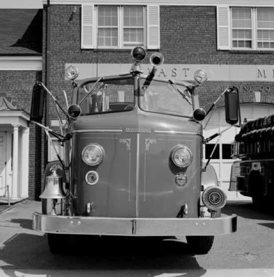 USA New York East Meadow Fire Engine Poster Print