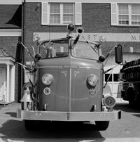 USA New York East Meadow Fire Engine Poster Print