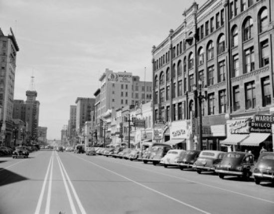 Salt Lake City Shopping Center Urban Scene Poster Print