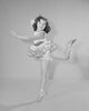 Girl in Tutu Ballet Dancing Poster Print showcasing a dancer in a tutu