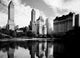 New York City Fifth Avenue skyline poster print across Central Park