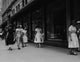 Fifth Avenue Shoppers in New York City Poster Print