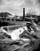 USA, Vermont, Saxtons Waterfall and Mill Poster Print showcasing natural beauty