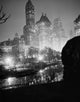 New York City Fifth Avenue skyline at night poster print