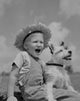 Boy with Terrier Dog Poster Print showcasing a boy and his dog