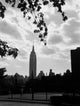 New York City Silhouette Skyline Poster Print