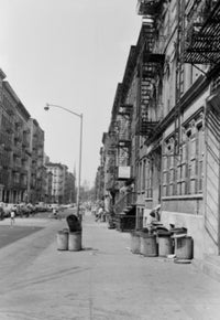 USA New York City 8th Street Tenements Poster Print