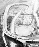 Aerial view of the Lincoln Tunnel approach in New York City poster print.