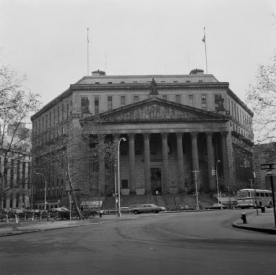 USA New York City Supreme Court building poster print at 60 Centre Street