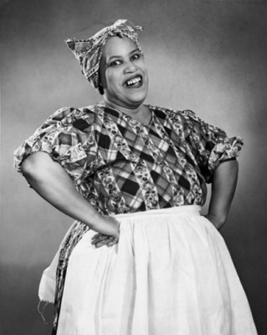 Portrait of Mid Adult Housewife Smiling Poster Print