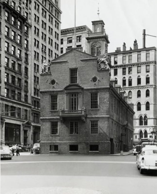 Old State House Poster Print showcasing the facade in Boston, Massachusetts.