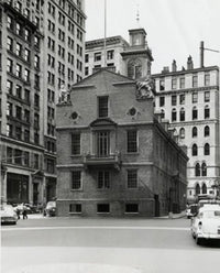 Old State House Poster Print showcasing the facade in Boston, Massachusetts.