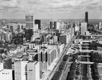 Skyscrapers in Chicago Poster Print showcasing the city's skyline