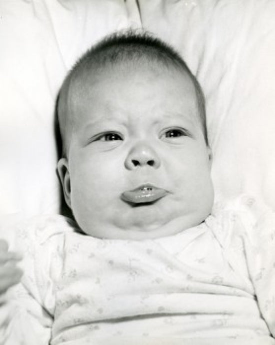 Portrait of Baby Poster Print showcasing innocence and beauty.