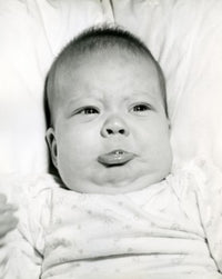 Portrait of Baby Poster Print showcasing innocence and beauty.
