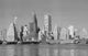 Skyscrapers on the Waterfront Poster Print showcasing Manhattan skyline