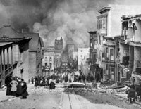 Earthquake Aftermath Poster Print of San Francisco, California