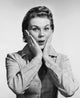 Portrait of a young woman looking surprised poster print, expressive artwork.