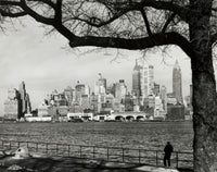 Skyscrapers on the waterfront in Manhattan, New York City poster print.
