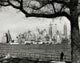 Skyscrapers on the waterfront in Manhattan, New York City poster print.