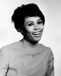 Portrait of a young woman smiling poster print