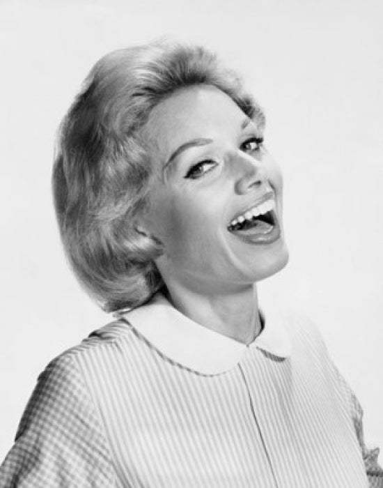 Portrait of a Mature Woman Laughing Poster Print