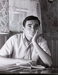 Teenage Boy Looking Sad Poster Print - Emotional Youth Art