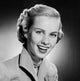 Portrait of a young woman smiling poster print