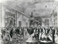 Grand Reception of the Notabilities of the Nation at the White House 1865 Poster Print